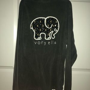 Black Ivory Ella Star Long Sleeve Tee
